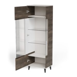 Vitriinkapp RAVENO 2 W-1, kašmiir / pähkel / must