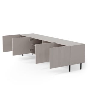 Televiisorialus PAXORA RTV-2, 200 cm, kašmiir / must