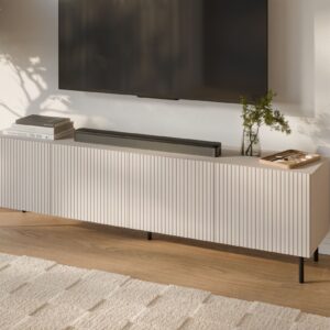 Televiisorialus PAXORA RTV-2, 200 cm, kašmiir / must