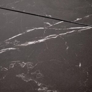 Pikendatav Söögilaud VOLANT 160x200, must marmor