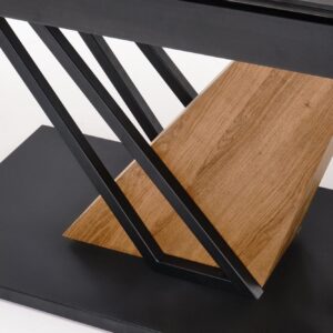 Pikendatav Söögilaud VOLANT 160x200, must marmor