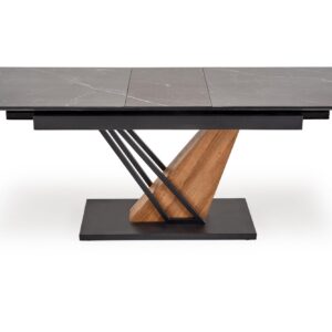 Pikendatav Söögilaud VOLANT140x200, must marmor