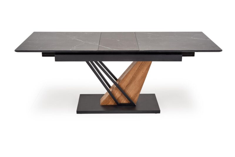 Pikendatav Söögilaud VOLANT140x200, must marmor