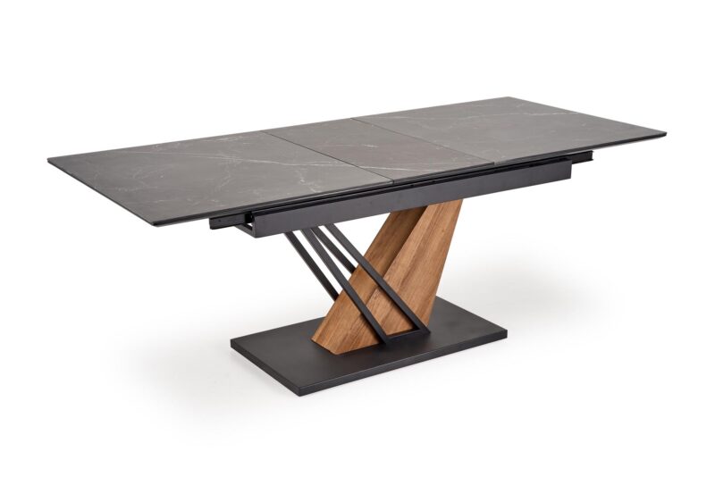 Pikendatav Söögilaud VOLANT140x200, must marmor