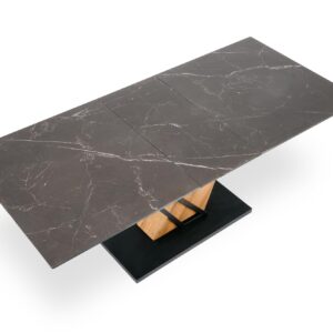 Pikendatav Söögilaud VOLANT140x200, must marmor