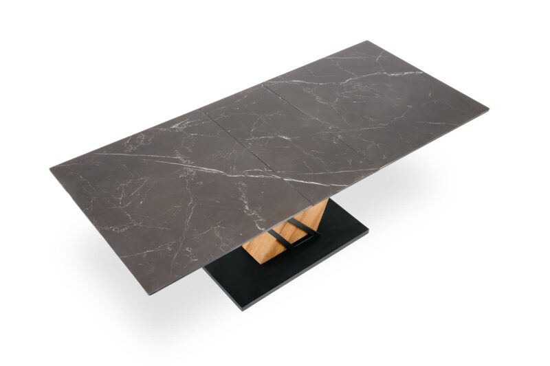 Pikendatav Söögilaud VOLANT140x200, must marmor