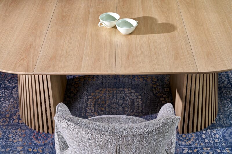 Pikendatav Söögilaud FARGO, naturaalne puit / naturaalne puit