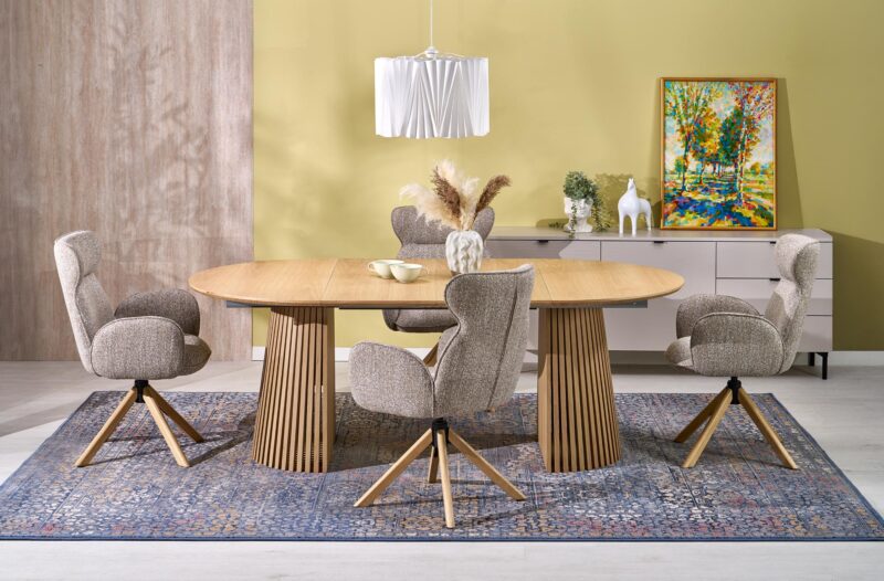 Pikendatav Söögilaud FARGO, naturaalne puit / naturaalne puit