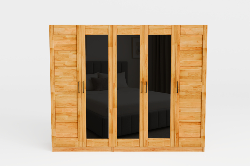 Tammepuidust riidekapp TORONTO XXL