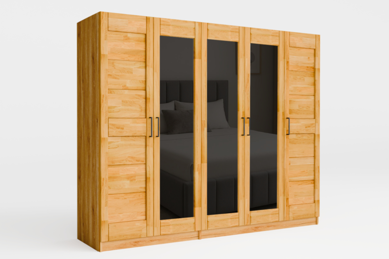 Tammepuidust riidekapp TORONTO XXL