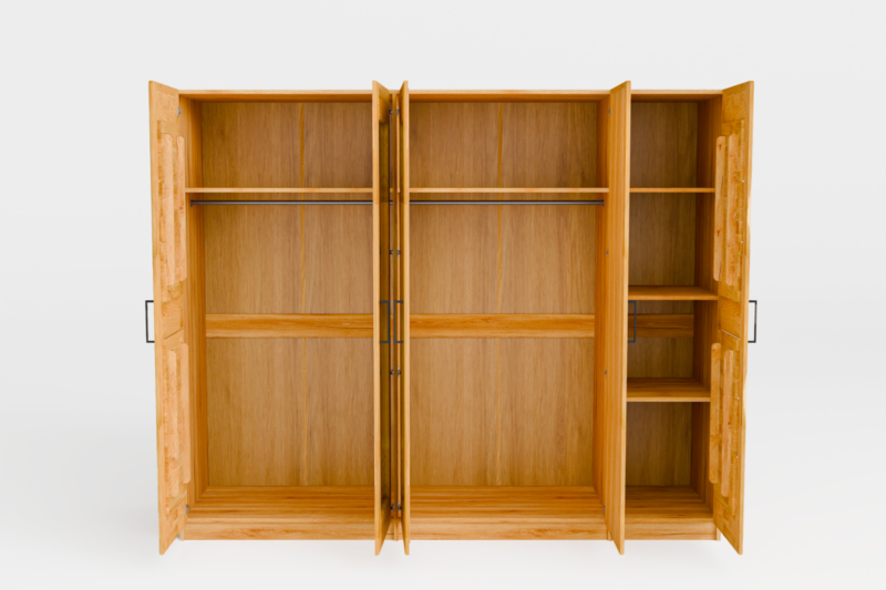 Tammepuidust riidekapp TORONTO XXL