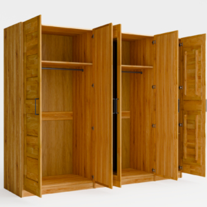 Tammepuidust riidekapp TORONTO XXL