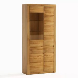 Tammepuidust vitriinkapp BRUNO 73