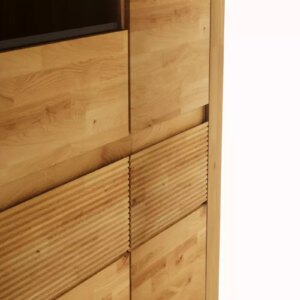 Tammepuidust vitriinkapp BRUNO 73