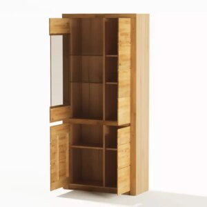 Tammepuidust vitriinkapp BRUNO 73