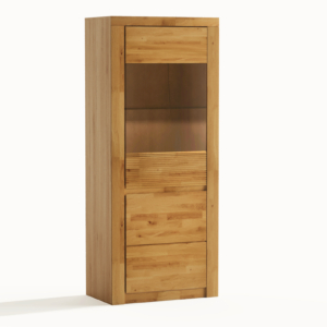 Tammepuidust vitriinkapp BRUNO 81