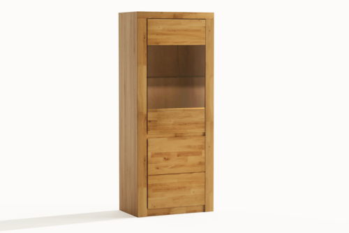 Tammepuidust vitriinkapp BRUNO 81