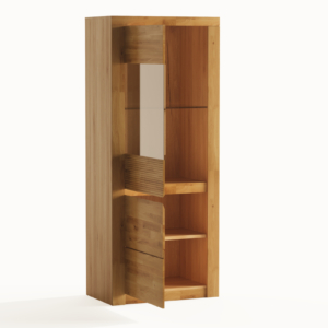 Tammepuidust vitriinkapp BRUNO 81