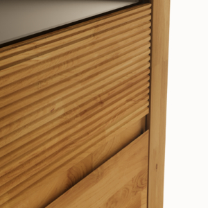 Tammepuidust vitriinkapp BRUNO 90