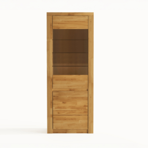 Tammepuidust vitriinkapp BRUNO 90