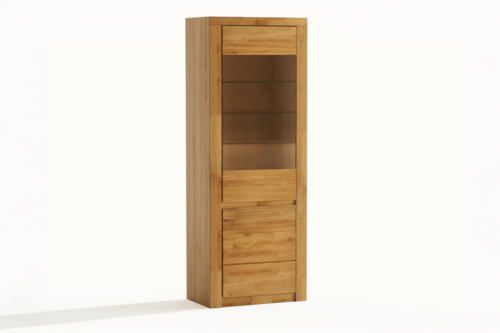 Tammepuidust vitriinkapp BRUNO 90