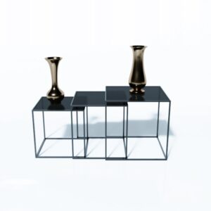 Diivanilaua klaasist komplekt CRYSTAL