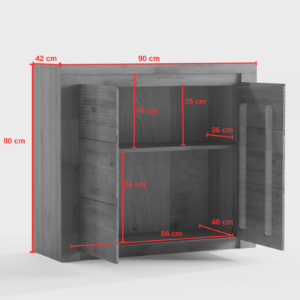 Tammepuidust kummut BRUNO 05