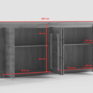 Tammepuidust kummut BRUNO 19