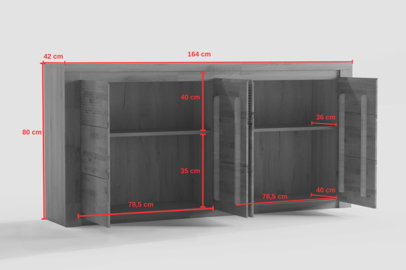 Tammepuidust kummut BRUNO 19