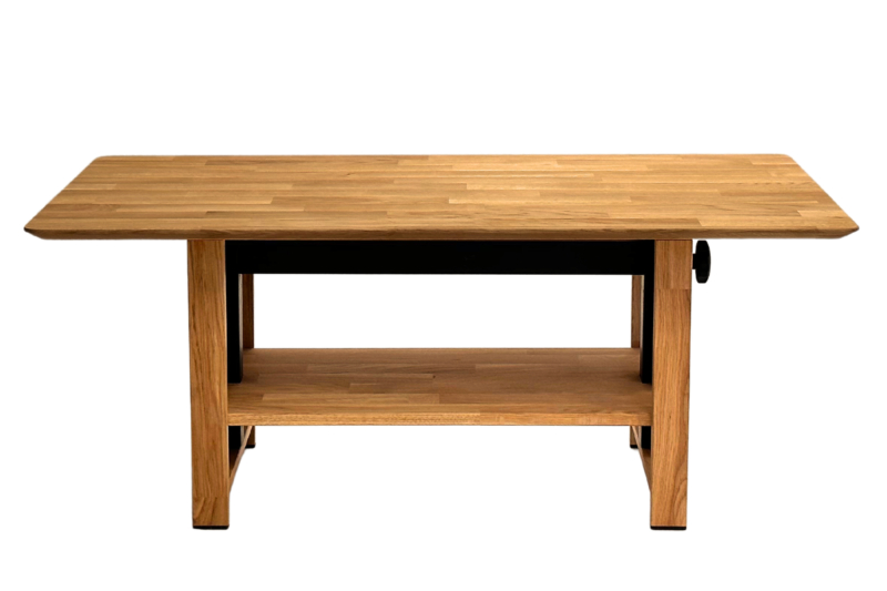 Reguleeritav tammepuidust kohvilaud OAKLY