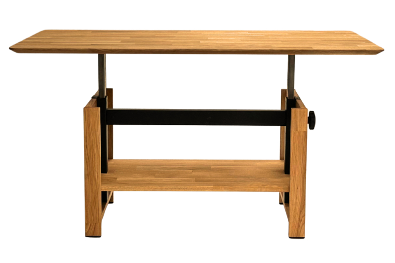 Reguleeritav tammepuidust kohvilaud OAKLY