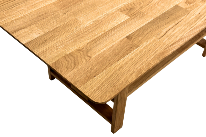 Reguleeritav tammepuidust kohvilaud OAKLY