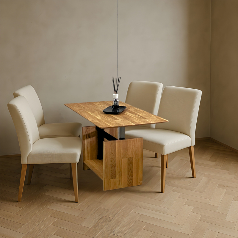 Tammepuidust reguleeritav kohvilaud BLATEM