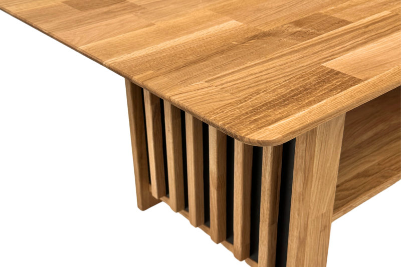 Reguleeritav tammepuidust tv-alus OREO 110