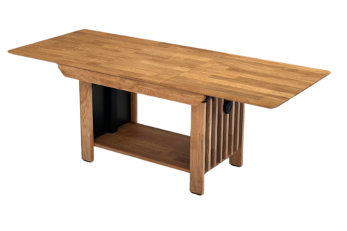 Reguleeritav tammepuidust tv-alus OREO 150