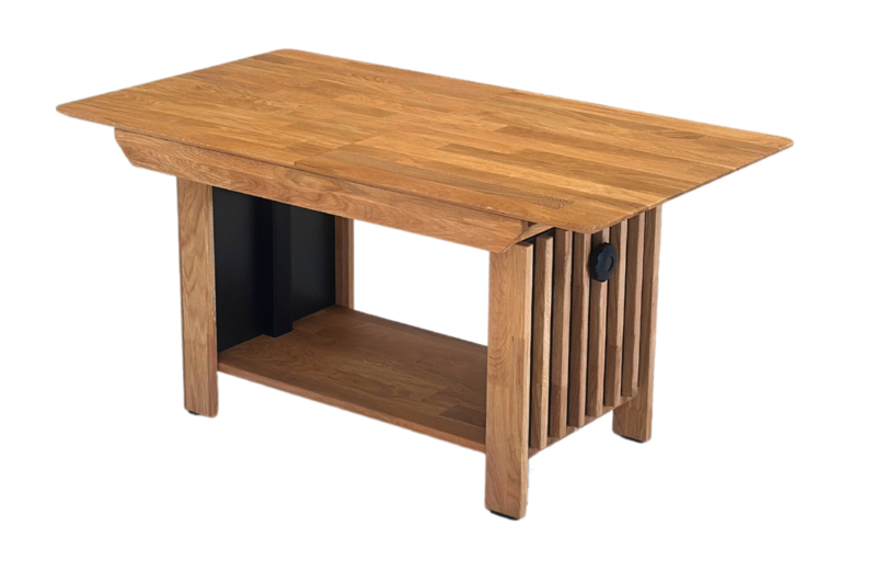 Reguleeritav tammepuidust tv-alus OREO 150