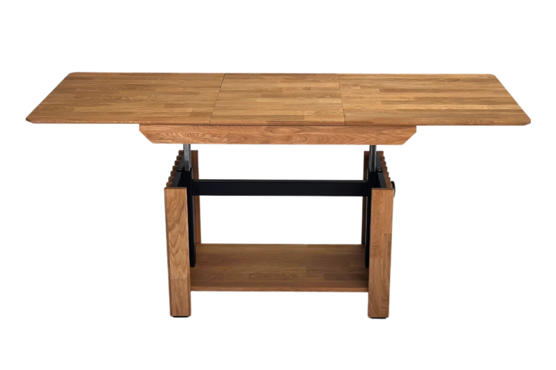 Reguleeritav tammepuidust tv-alus OREO 150