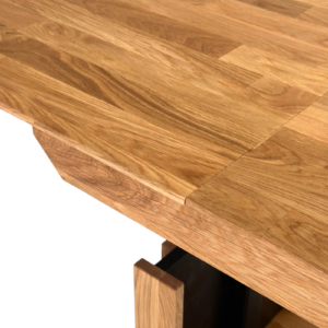 Reguleeritav tammepuidust tv-alus OREO 150