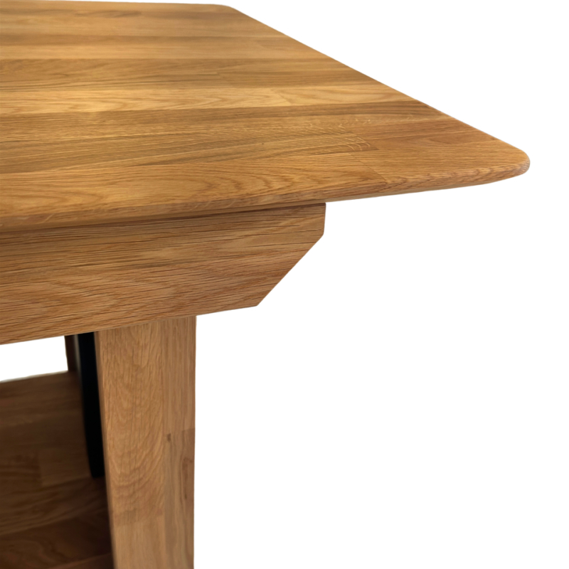 Reguleeritav tammepuidust tv-alus OREO 150