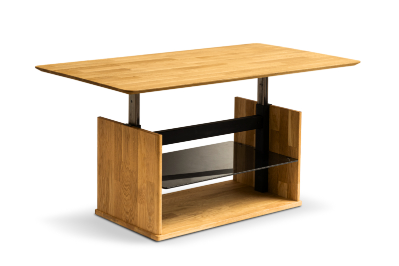 Tammepuidust reguleeritav kohvilaud OAKES