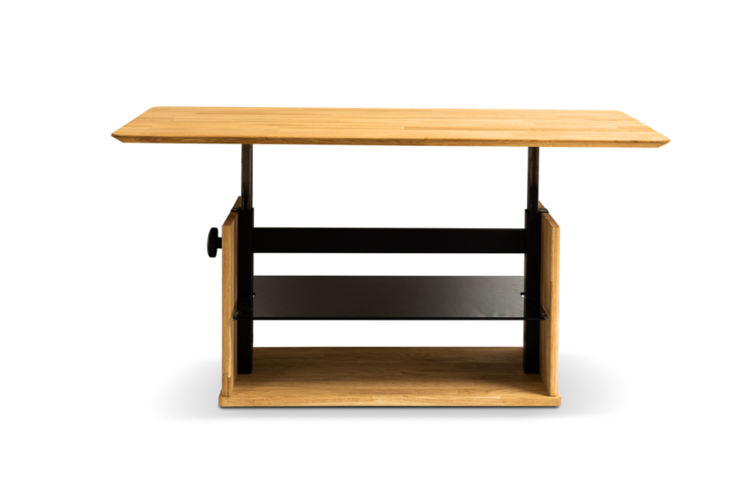 Tammepuidust reguleeritav kohvilaud OAKES