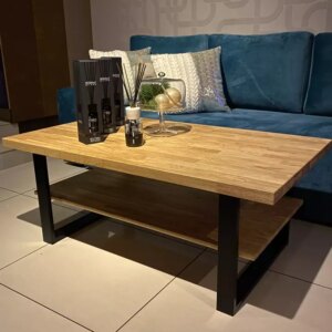 Diivanilaud DETROIT metallist ja puidust