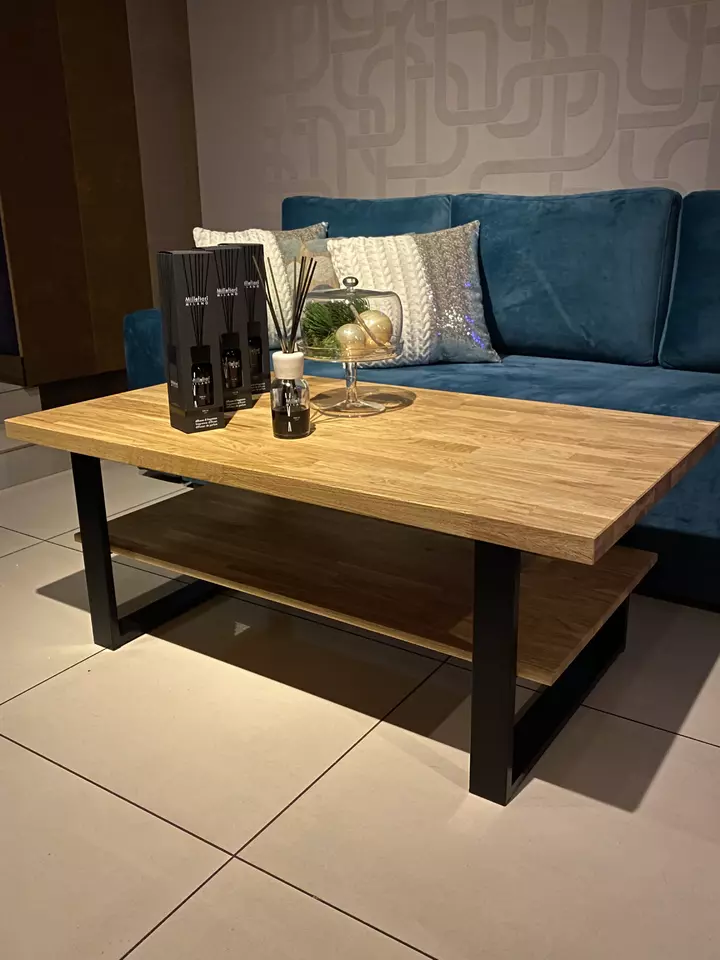 Diivanilaud DETROIT metallist ja puidust