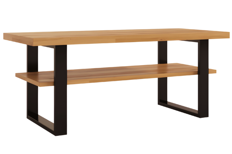 Diivanilaud DETROIT metallist ja puidust