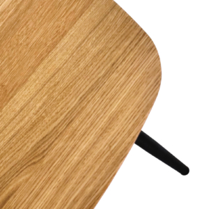 Puidust diivanilaud metalljalgadel GEOMETRIC 02