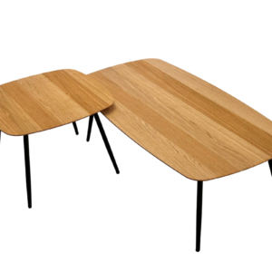 Tammepuust kohvilaudade komplekt GEOMEETRILINE 10