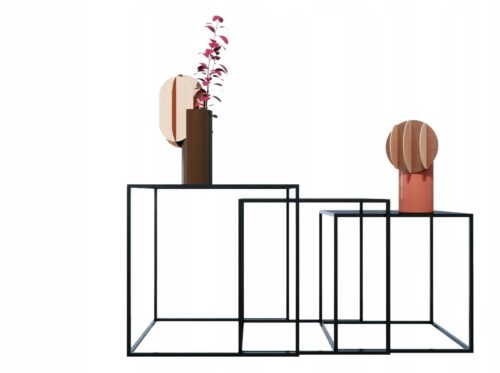 Diivanilaua klaasist komplekt CRYSTAL