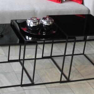 Diivanilaua klaasist komplekt CRYSTAL