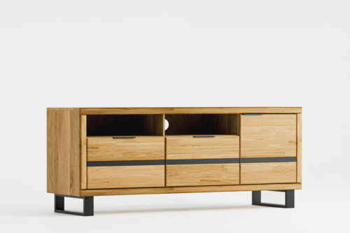 Tammepuidust TV kapp Mono Loft 01