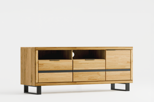 Tammepuidust TV-alus Mono 01